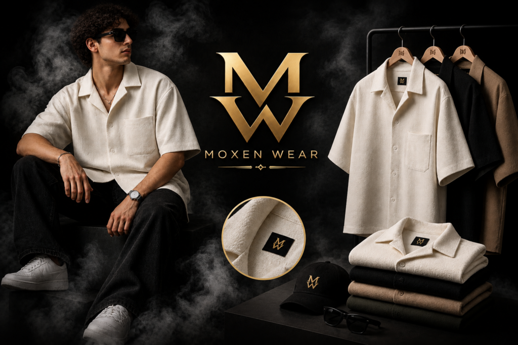 men's boxy shirt styled with relaxed trousers