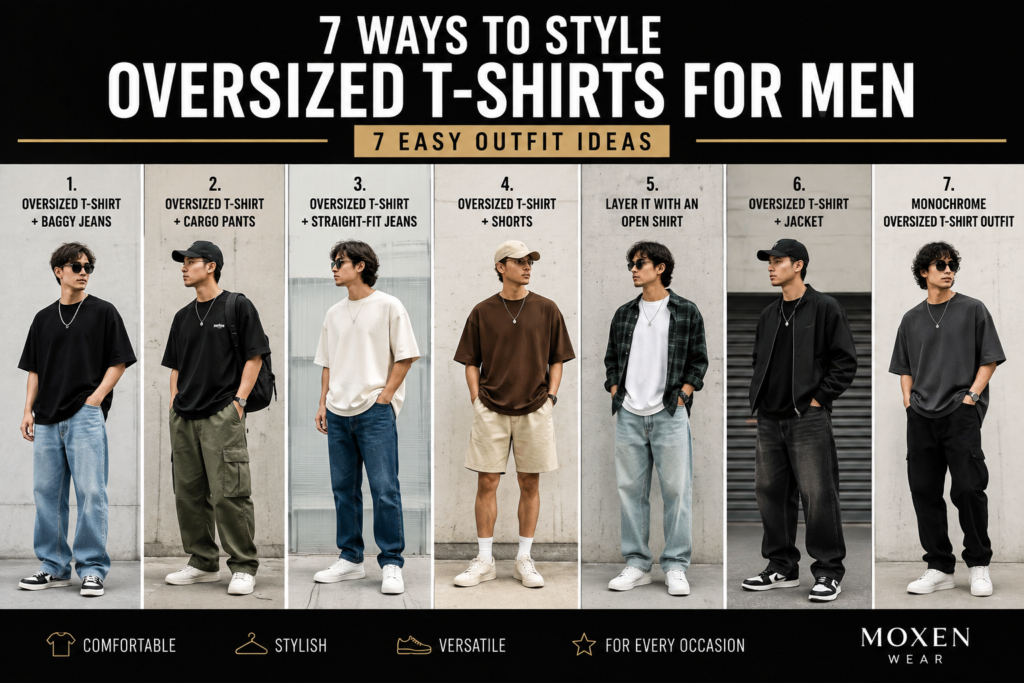 How to style oversized T-shirts for men
